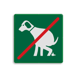 Verkeersbord - geen honden uitlaten