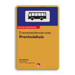 Bushaltebord met vitrinebord + verkeersbordpaal en beugelsets