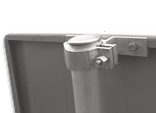 Rohrschellen 60mm set - Alform  Verkehrsschild Halterung