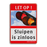 Rechthoekig informatiebord met eigen ontwerp schoolkinderen