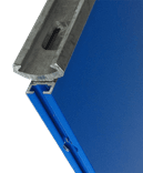 detail verwijsbord kokerprofiel