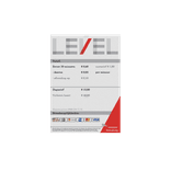 Reflecterende sticker 150x200mm met eigen opdruk