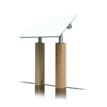 Montageframe lessenaar H02 - twee houten staanders - 140x140x1500mm