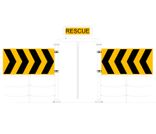 Bordenset RESCUE 2x Pijlkaderbord 1x ARV Tekstbord RESCUE