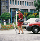 Antiparkeerpaal IB30 Aluminium STEP - bodemmontage
