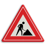 Verkeersteken RVV J16 - klasse 3