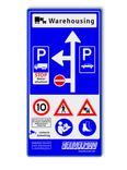 Bewegwijzering 2:1 Eigen ontwerp ANWB stijl