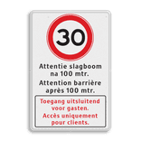 2-talig Informatiebord met snelheid en tekst toegang