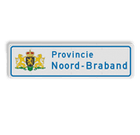 Reflecterende Provinciebord met wapen of logo