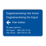 Bewegwijzering 3:2  UMC - locatie / toelichtingen