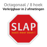 Informatiebord DOR octogonaal reflecterend + eigen opdruk