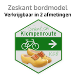 Verkeersbord zeskant met eigen ontwerp - reflecterend