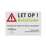 Informatiebord Waterschap Zuiderzeeland - Waarschuwing Waterbeheer