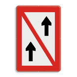 Scheepvaartbord BPR A.2 - Voorbijlopen verboden