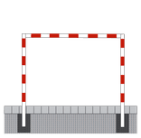 Hoogtebegrenzer SH2 - 2,3 mtr. - Vaststaand - Bodemmontage