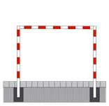 Limitateur de hauteur tournant SH2 avec passage libre de 2,3 mètres