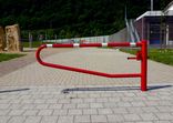Stahl-Drehschranke SH1 – 360° schwenkbar mit Verriegelung