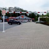 Hoogtebegrenzer draaibaar variabel staal met enkele staander staal