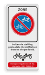 Verkeersbord E serie - fietsparkeren - zone