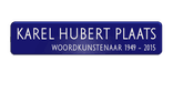 Straatnaambord aluminium DOR 900x200mm - type Amsterdam