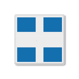 Scheepvaartbord BPR E.10a t/m E.10f - Aanduiding nevenvaarwater(s) en hoofdvaarwater(s)