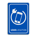 Parkeerbord LOADLOCATION - telefoon