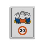 Attentiebord Dick Bruna snelheid - groepje kinderen - LV.AB.J1