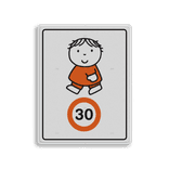 Attentiebord Dick Bruna snelheid - joep - LV.AB.J8