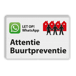 Verkeersbord L209f WhatsApp Buurtpreventie - 03