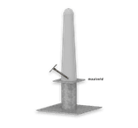 Clé hexagonale pour potelet conique