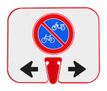 ConeSign - informatiepaneel kunststof voor op afzetkegel