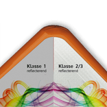 Waarschuwingsbord DNA SPRAY 2:3  reflecterend + logo / naam