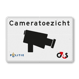 Verkeersbord cameratoezicht in huisstijl - BP03a