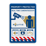 Camerabewaking - property protected - real-time cameratoezicht