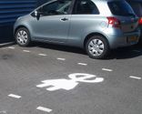 Markering E-laad logo wegenverf
