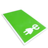 Parkeervak oplaadpunt markering incl. E-laad logo en belijning