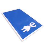 Parkeervak oplaadpunt markering incl. E-laad logo en belijning