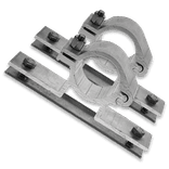 Verkeersbordbeugel standaard (set 2 stuks) Ø48mm