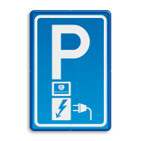 Verkeersbord RVV E08o - oplaadpunt - Blue Current