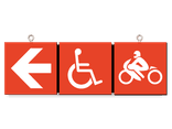 Plafondbord Q-Park - AUTOVERKEER