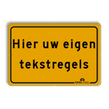Tekstbord - TATA Steel - Werk in uitvoering