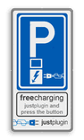 Parkeerbord Elektrisch parkeren in huisstijl