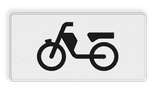 Verkeersbord RVV OB03 - Onderbord - Geldt alleen voor bromfietsers