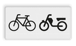 Verkeersbord RVV OB04 - Onderbord - Geldt alleen voor (brom)fietsers