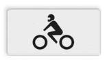 Verkeersbord RVV OB06 - Geldt alleen voor motoren