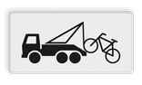 Verkeersbord RVV OB304a - Onderbord - Wegknipregeling van kracht