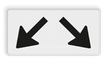 Verkeersbord RVV OB504 - Onderbord - Geldt voor twee parkeervakken