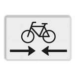 Verkeersbord RVV OB503OB02 - Kruising fietspad