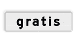 Verkeersbord RVV OB308 - Gratis
