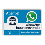 WhatsApp Buurtpreventie Informatiebord  Logo  - L209wa